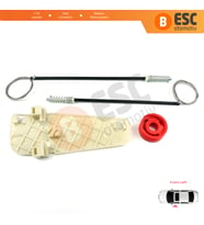 Jeep Grand Cherokee MK2 WJ WG 1998-2005 55076467AB İçin Elektrikli Ön Sol Kapı Cam Kriko Tamir Seti