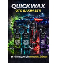 OTO BAKIM SETİ ULTRA PARLAKLIK HIZLI CİLA+TORPİDO PARLATICI+LASTİK PARLATICI+CİLALI OTO ŞAMPUANI