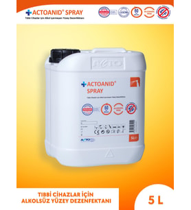 ACTOANID® SPRAY 5 litre  Alkol İçermeyen Yüzey Dezenfektanı