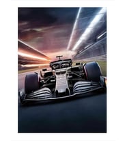 Formula 1 Arabası Art Mdf Tablo