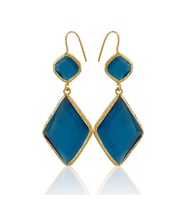 Kadir Jewellery 22 Ayar Altın Kaplama Kadın Sallantılı Küpe -El İşçiliği Ve Hipoalerjenik Küpe