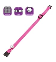 Karlie Boyun Tasma Çıngıraklı 30 Cm Pembe