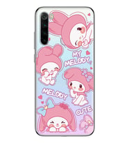 Redmi Note 8 Uyumlu Melody Kuromi Desenli Şeffaf Telefon Kılıfı