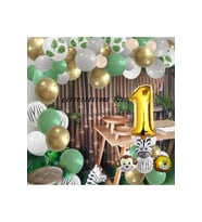 Çıtıpıtıstore Safari Temalı 1 Yaş Doğum Günü Balon Seti
