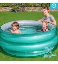 Havuz 3 Bölmeli Jumbo Yeşil Renkli 150 Cm x 53 Cm - Mavi Su Dünyası
