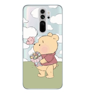 Redmi Note 8 Pro Uyumlu Winnie The Pooh Tasarımlı Şeffaf Telefon Kılıfı
