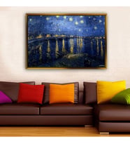 Altın Çerçeveli dekoratif tablo l2046 (Gold)