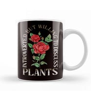 Introverted Gardener Plants Flower Planting Gardening Garden Kupa Bardak Porselen