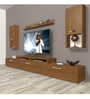 Decoraktiv Ekoflex 270DA Slm Tv Ünitesi Tv Sehpası - Naturel Ceviz