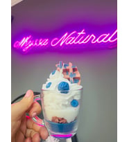 Blueberry Waffle Candle/ Yabanmersini Waffle Dekoratif Mum