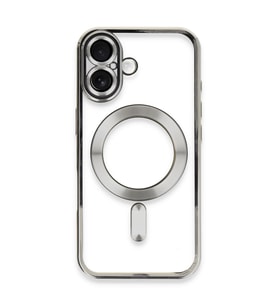 Apple İphone 16 Kılıf Kross Magneticsafe Kapak - Gümüş