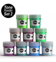 Tone Powder Epoksi Renk Pigmenti Seti Toz Sedefler Set 2 9x10 ml