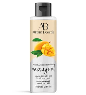 Aurora Boreale Mango Aromalı Afrodizyaklı Masaj Yağı 150ml