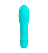 MorGece 10 Modlu Spiral Desenli G-Spot Uyarıcı Mini Silikon Vibratör
