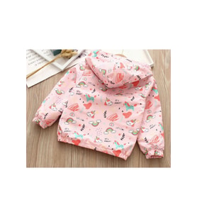 Petityu Polar İçli Su Geçirmez Unicorn Mont - Unicorn Polar Mont (Pembe)