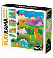 HEADU PLAYRAMA PUZZLE DINOSAURS (3-6 YAŞ)