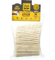 Delibon Gerçek Deriden Kalın Burgu Çubuk, Thıckx100Pcs., Beyaz