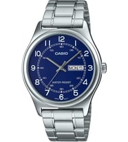 CASIO MTP-V006D-2BUDF METAL RAKAMLI TAKVİMLİ ERKEK KOL SAATİ (Lacivert)