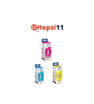 T664 Ecotank L350 3 Renk T6642-t6643-t6644 Orjinal Mürekkep Seti 70ml. I1auq42