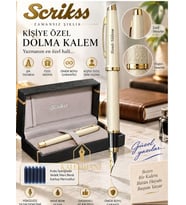 Kalemhane Scrikss Kişiye Özel İsimli Dolma Kalem – Ömür Boyu Garantili, Lüks Hediyelik Kutulu