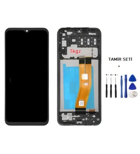 Tkgz - Samsung Galaxy A14 -4G- SM-A145 Uyumlu Lcd Ekran Dokunmatik Servis ÇITALI + TAMİR SETİ