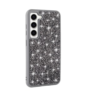 Galaxy S23 Kılıf Parlak Taşlı Tasarım Redclick Pırlanta Kapak