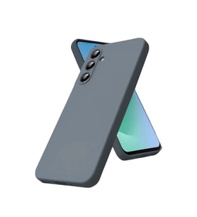 Samsung Galaxy S25 Fe Kılıf Nano İçi Kadife Silikon - Gri