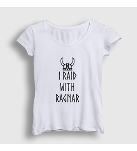 Presmono Kadın Beyaz Raid Vikings T-Shirt 222521tt (Beyaz)