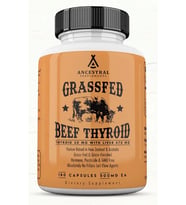 Ancestral Supplements Grass Fed Beef Thyroıd 500mg, 180 Capsul.75.