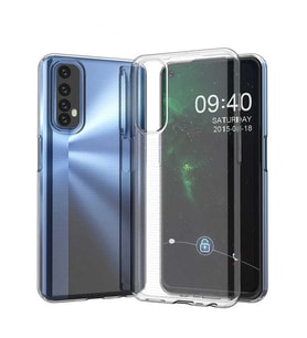Realme 7 Uyumlu Kılıf Zore Süper Silikon Kapak (Renksiz)