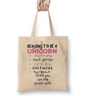 Reasons To Be A Unicorn Bez Çanta Uzun Saplı