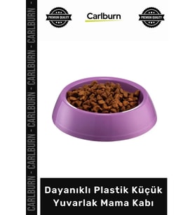 #MamaKabı Dayanıklı Plastik Yıkanabilir Hijyenik Kedi Köpek Besleme Küçük Yuvarlak Mama Kabı