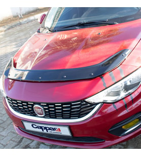 4mm 1.kalite Fiat Egea 2015 YILI SONRASI Ön Kaput Koruyucu Rüzgarlığı CAPPAFE 30290615 4 *c7  2*