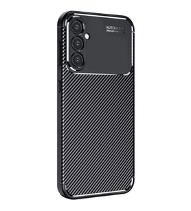Samsung Galaxy A56 Kılıf Auto Focus Karbon Kapak - Siyah