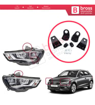 Audi A3 S3 MK3 8V 2012-2020 8V0998121 8V0998122 İçin Sol Sağ Ön Far Tamir Seti