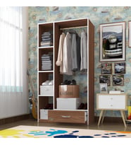 Kenzlife giysi dolabı mengühan 175*90*40 cvz gardırop 1 çekmeceli