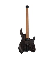 Cort SPACE G6MS SGTK Başsız (Headless) Elektro Gitar Seti (Çantalı) Şeffaf Siyah Renk, Multi-Scale, Ergonomik Gövde