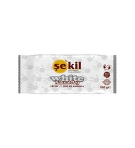 Şekil Seramik Hamuru (500Gr) Beyaz