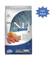 N&D Ocean Düşük Tahıllı Kısırlaştırılmış Somonlu ve Portakallı 4 kg Yetişkin Kedi Maması - Açık Paket