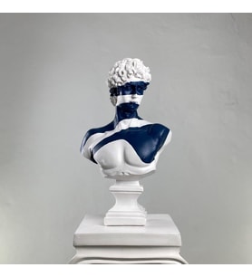 David 'Blue Wave' Dekoratif Heykel, Pop Art Roma Yunan Heykelleri