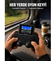 Taşınabilir Dijital Oyun Konsolu 520 Dahili Oyun TV Bağlantı Destekli