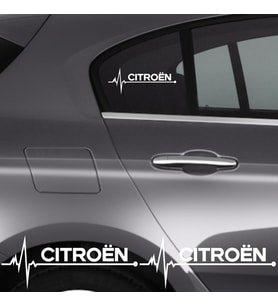 Citroen C5 İçin Uyumlu Aksesuar Oto Ritim Sticker 2 Adet 20*9 Cm