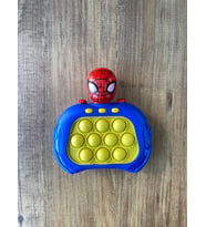 Işıklı Sesli Popit Pilli Eğitici Özel Karakterli Pop it Stres Giderici Quick Push Konsol (Kırmızı)