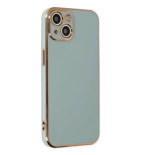 Mey İthalat® iPhone 14 Kılıf Volet Silikon - Açık Yeşil