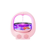 700ml Akvaryumlu RGB Bluetooth Çift Hoparlör ve Hava Nemlendirici