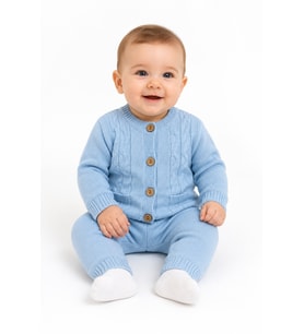 Erkek Bebek Triko Takımı 2650