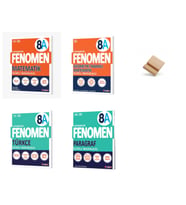 Fenomen LGS 8. Sınıf 2027 A Serisi Matematik Geometri Türkçe ve Paragraf Soru Bankası 4lü Set + Telefon Standı