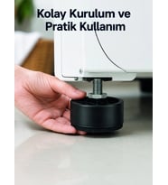 4 Adet Titreşim Önleyici Çamaşır Makinesi Ayak Pedi