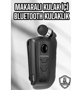 Makaralı Bluetooth Kulaklık Kulak İçi Android iOS Uyumlu Titreşimli