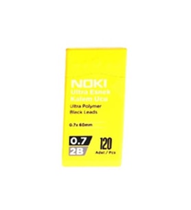Kalem Ucu Ultra Esnek 0.7mm 2B Siyah 120'li Sarı 1 Adet 0,7 Uç 120li Tüp Esnek Yumuşak Yazım 0.7x60mm